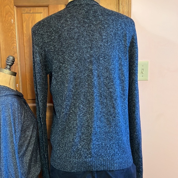 NWT A&F black/gray cardigan sweater size XL - Picture 6 of 10